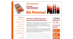 Desktop Screenshot of die-personalfalle.de