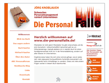 Tablet Screenshot of die-personalfalle.de